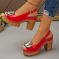 👡 SCONTO DEL 60% ORA! 🔥 Eleganti sandali con tacco e fibbia in punta aperta – Design chic, tacco comodo e perfetti per ogni occasione ✨