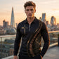 🎁NUOVO ARRIVO SCONTO DEL 60%💥Polo da uomo casual retrò a maniche lunghe con zip