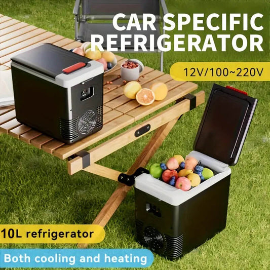 Riscaldatore/refrigerante portatile per auto 🧊 Differenza di temperatura di 20℃, potente raffreddamento/riscaldamento ♨️ Può contenere 6 bottiglie d'acqua + snack 🍎 Funzionamento silenzioso a soli 45 decibel 🔇 Indispensabile per l'uso all'aperto ⛺