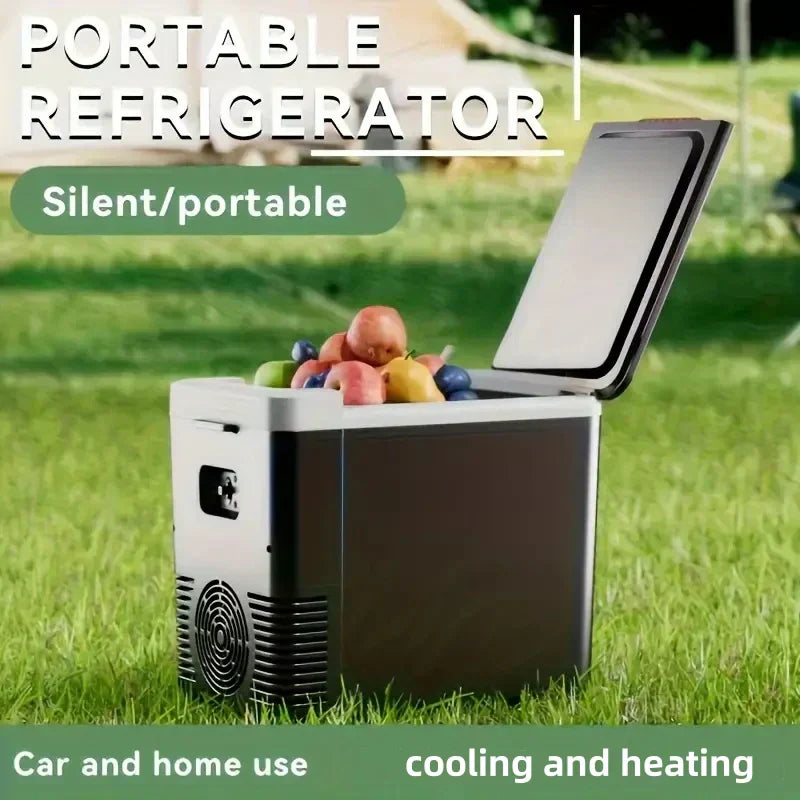Riscaldatore/refrigerante portatile per auto 🧊 Differenza di temperatura di 20℃, potente raffreddamento/riscaldamento ♨️ Può contenere 6 bottiglie d'acqua + snack 🍎 Funzionamento silenzioso a soli 45 decibel 🔇 Indispensabile per l'uso all'aperto ⛺