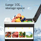 Riscaldatore/refrigerante portatile per auto 🧊 Differenza di temperatura di 20℃, potente raffreddamento/riscaldamento ♨️ Può contenere 6 bottiglie d'acqua + snack 🍎 Funzionamento silenzioso a soli 45 decibel 🔇 Indispensabile per l'uso all'aperto ⛺