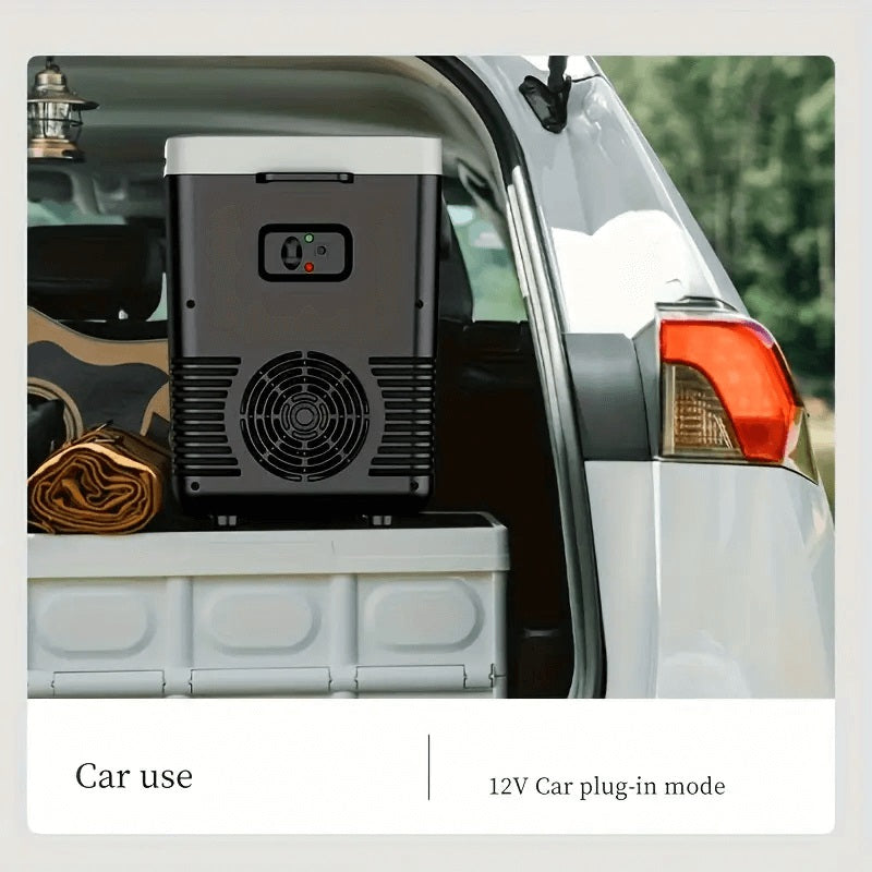 Riscaldatore/refrigerante portatile per auto 🧊 Differenza di temperatura di 20℃, potente raffreddamento/riscaldamento ♨️ Può contenere 6 bottiglie d'acqua + snack 🍎 Funzionamento silenzioso a soli 45 decibel 🔇 Indispensabile per l'uso all'aperto ⛺