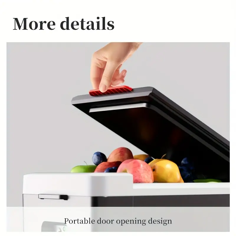 Riscaldatore/refrigerante portatile per auto 🧊 Differenza di temperatura di 20℃, potente raffreddamento/riscaldamento ♨️ Può contenere 6 bottiglie d'acqua + snack 🍎 Funzionamento silenzioso a soli 45 decibel 🔇 Indispensabile per l'uso all'aperto ⛺