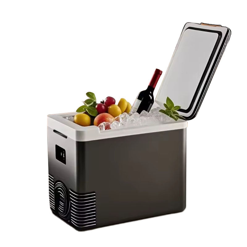Riscaldatore/refrigerante portatile per auto 🧊 Differenza di temperatura di 20℃, potente raffreddamento/riscaldamento ♨️ Può contenere 6 bottiglie d'acqua + snack 🍎 Funzionamento silenzioso a soli 45 decibel 🔇 Indispensabile per l'uso all'aperto ⛺