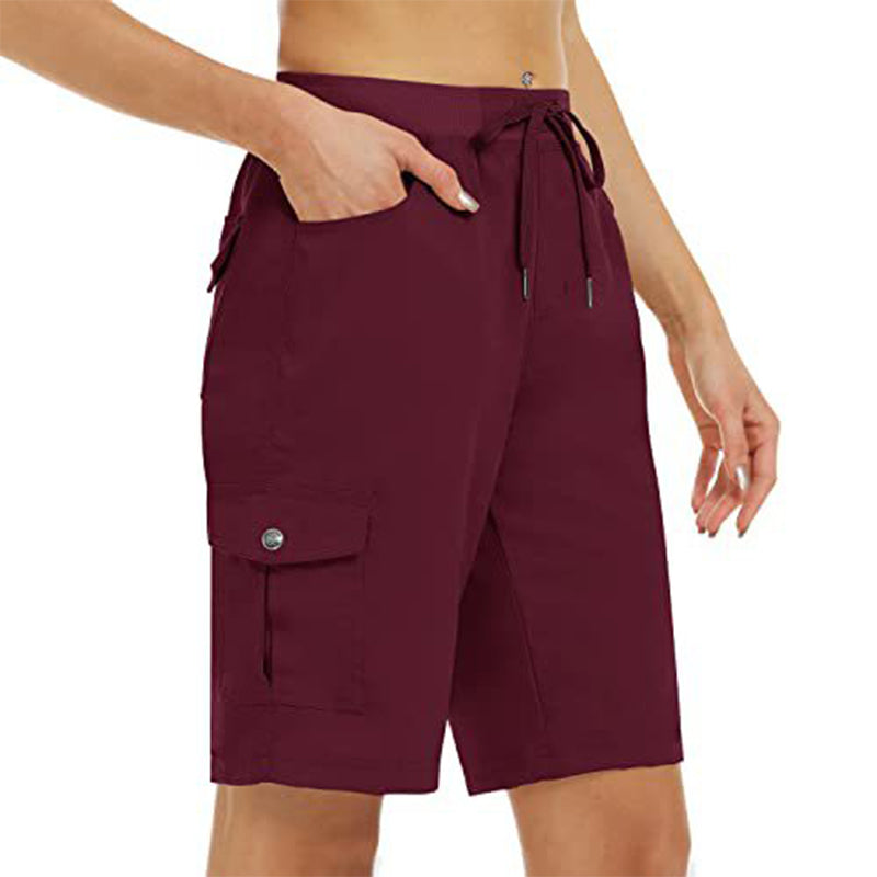 Shorts Cargo 🩳 — Con tasche laterali e tasche cargo: ampio spazio di stoccaggio + sicurezza antifurto. Protezione solare UPF 50+ | Tessuto ad asciugatura rapida | Vestibilità rilassata con coulisse | Ideali per l'escursionismo all'aperto 🏞️