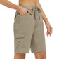 Shorts Cargo 🩳 — Con tasche laterali e tasche cargo: ampio spazio di stoccaggio + sicurezza antifurto. Protezione solare UPF 50+ | Tessuto ad asciugatura rapida | Vestibilità rilassata con coulisse | Ideali per l'escursionismo all'aperto 🏞️