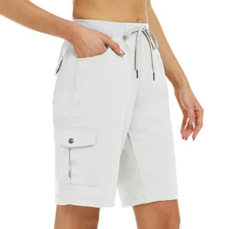 Shorts Cargo 🩳 — Con tasche laterali e tasche cargo: ampio spazio di stoccaggio + sicurezza antifurto. Protezione solare UPF 50+ | Tessuto ad asciugatura rapida | Vestibilità rilassata con coulisse | Ideali per l'escursionismo all'aperto 🏞️