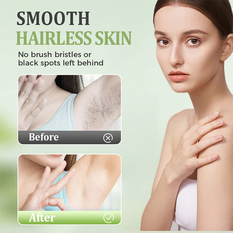 🧴 SCONTO DEL 50%! 🪒 Set delicato e delicato – Crema depilatoria + rasoio – Indolore, per pelli sensibili, senza macchie scure né peli residui 🌸
