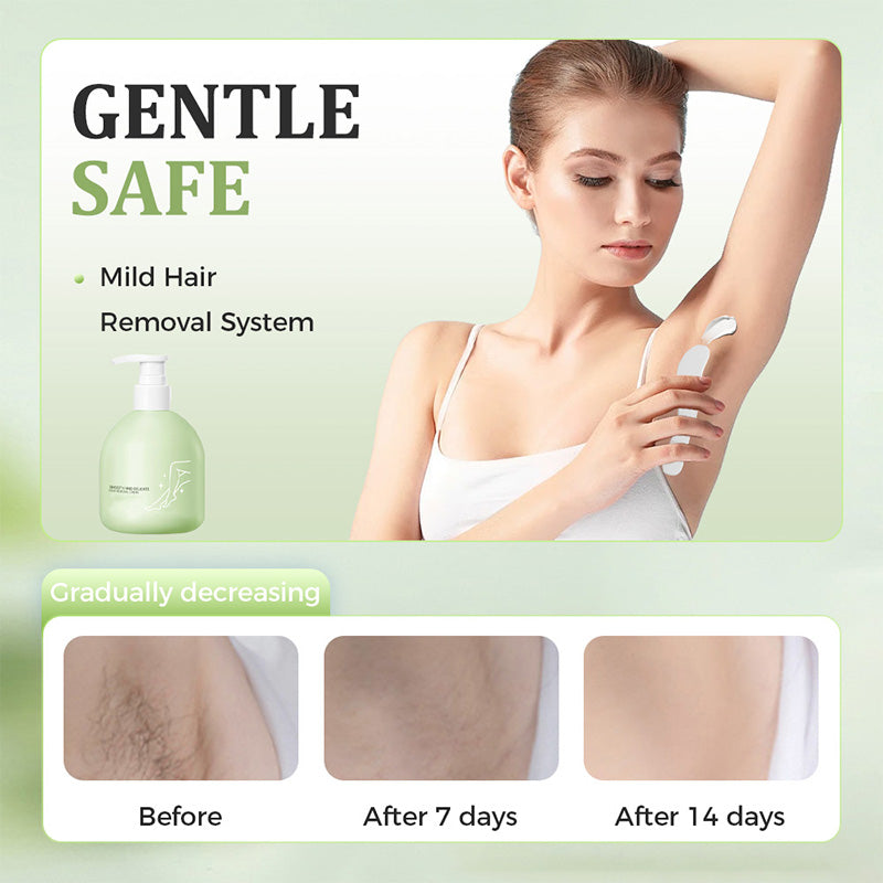 🧴 SCONTO DEL 50%! 🪒 Set delicato e delicato – Crema depilatoria + rasoio – Indolore, per pelli sensibili, senza macchie scure né peli residui 🌸
