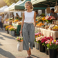 👖 ULTIMO GIORNO - 50% DI SCONTO! ✨ Pantaloni capri da donna – Cintura con coulisse, 6 colori, taglie dalla S alla 2XL 🌿