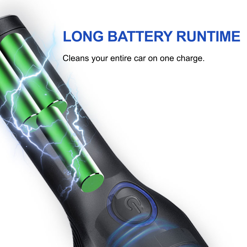 Aspirapolvere per auto e casa 🧹 Potenza di aspirazione da 13000 PA (uragano) 💨 Batteria a lunga durata da 4000 mAh 🔋 Leggero, pesa solo 950 g. Un ottimo nemico per i peli degli animali domestici 🐾