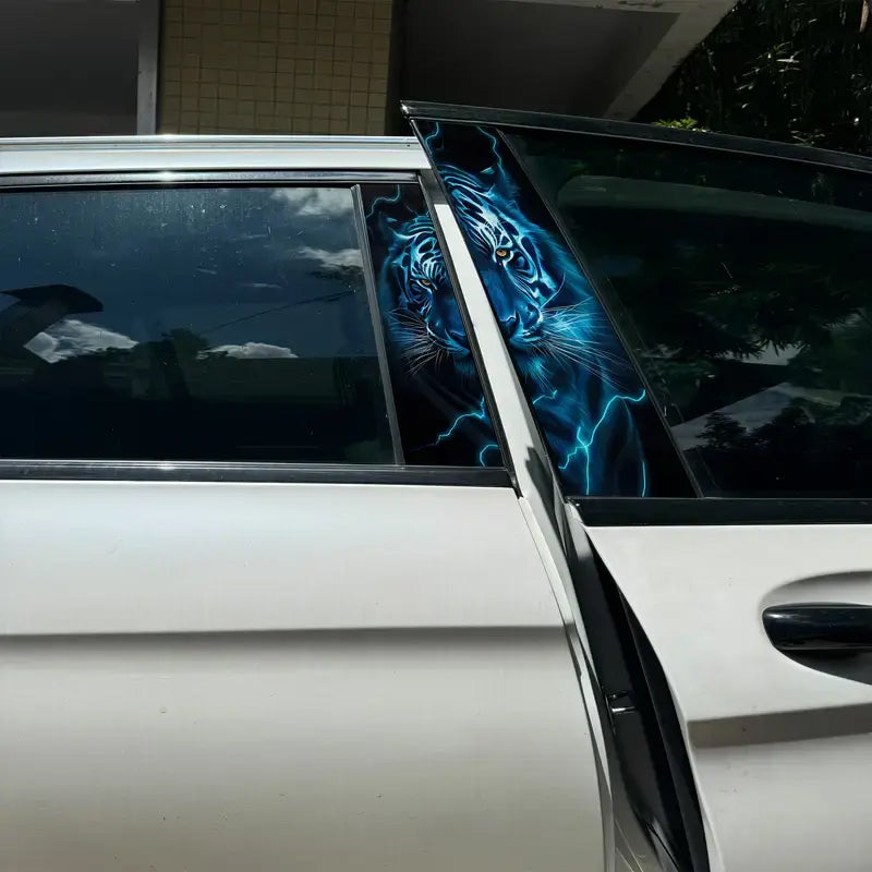 Pellicola protettiva antigraffio per il montante B 🚗 Protegge dai graffi delle chiavi + design ad alta definizione + protezione UV. Puoi applicarla da solo e far sembrare nuova la tua vecchia auto! 🎨
