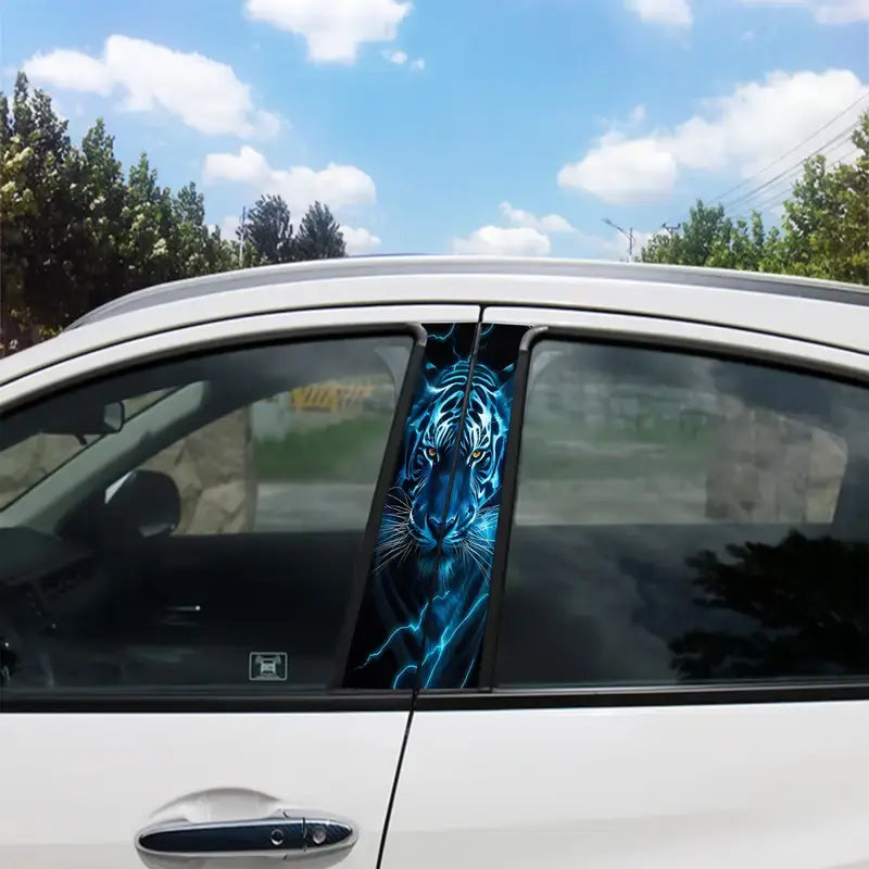 Pellicola protettiva antigraffio per il montante B 🚗 Protegge dai graffi delle chiavi + design ad alta definizione + protezione UV. Puoi applicarla da solo e far sembrare nuova la tua vecchia auto! 🎨
