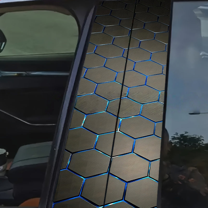 Pellicola protettiva antigraffio per il montante B 🚗 Protegge dai graffi delle chiavi + design ad alta definizione + protezione UV. Puoi applicarla da solo e far sembrare nuova la tua vecchia auto! 🎨