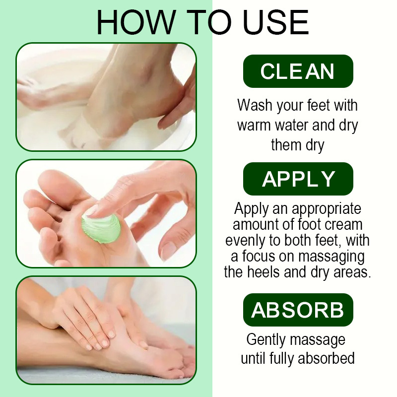 Crema Maschera Piedi all'Olio di Tea Tree 🦶 — Aloe per un'idratazione profonda, Vitamina E per riparare la pelle screpolata: concediti un trattamento piedi da SPA direttamente a casa tua 🧴