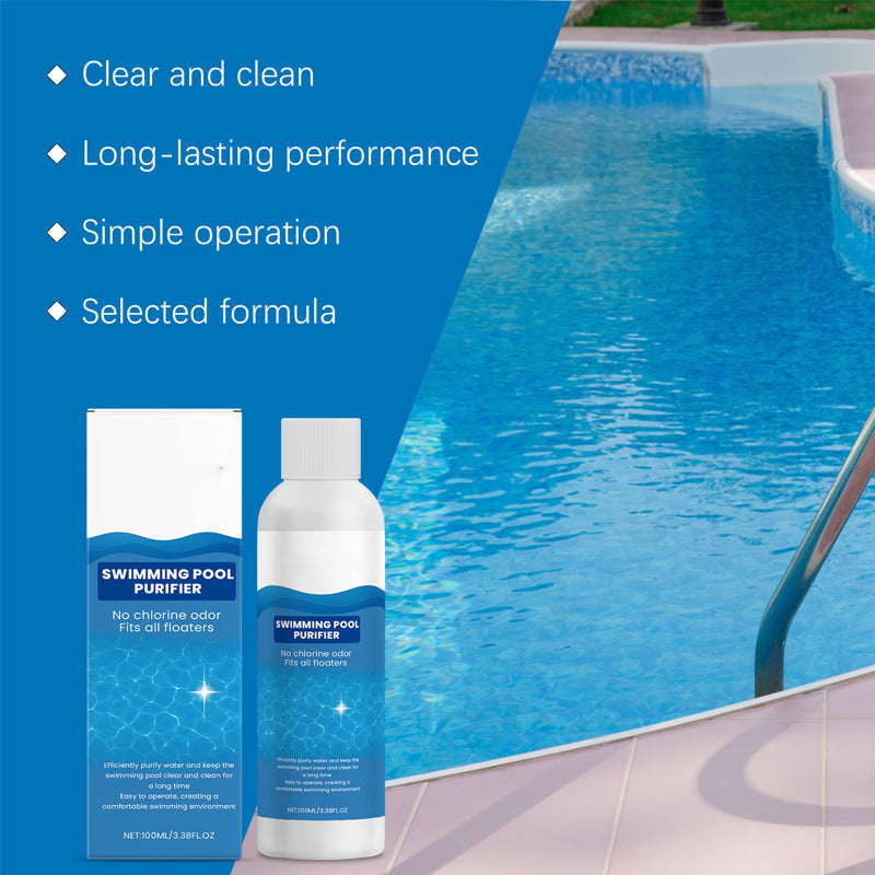 💧🌊 Brillantante a pH neutro – addio acqua verde! ✨🚀 Facile da dosare, senza odore di cloro. Per un'esperienza di bagno naturalmente pura e meno fatica nella pulizia.