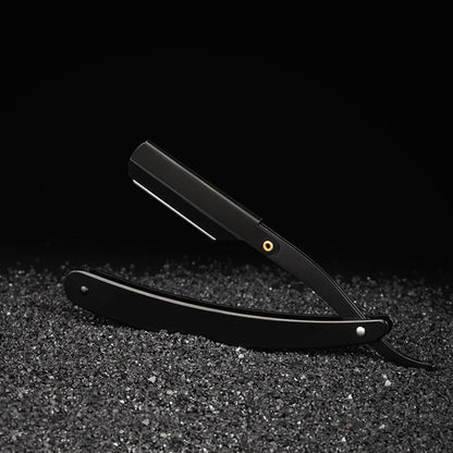 Rasoio con Manico Curvo 🪒 — Sostituzione Lama con Blocco a Clip | Acciaio Inossidabile Antiruggine | Pieghevole per la Conservazione | Uso Versatile: Barba, Basette e Rasatura della Testa 💈