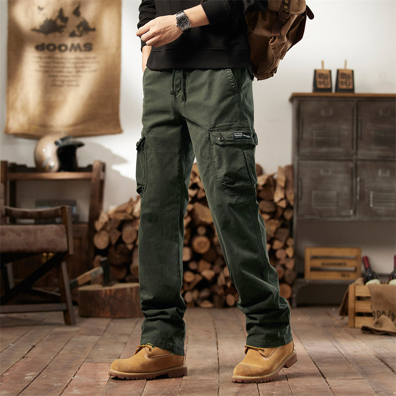 👖SCONTO DEL 60% ORA! 🛠️ Pantaloni tattici cargo da uomo in cotone – Multitasche, struttura rinforzata e vita regolabile 🔧
