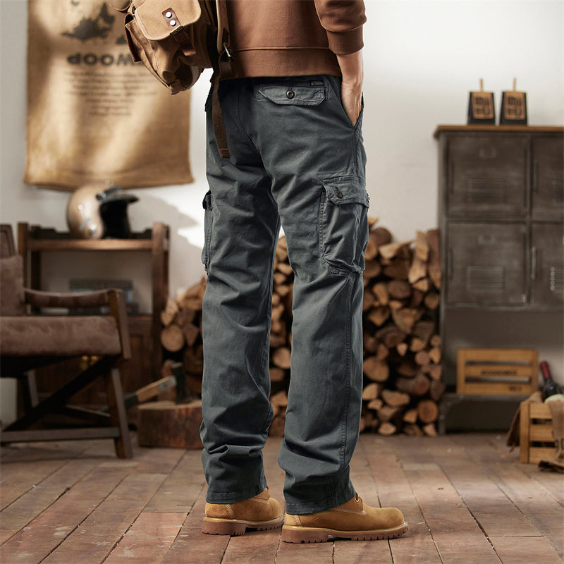 👖SCONTO DEL 60% ORA! 🛠️ Pantaloni tattici cargo da uomo in cotone – Multitasche, struttura rinforzata e vita regolabile 🔧