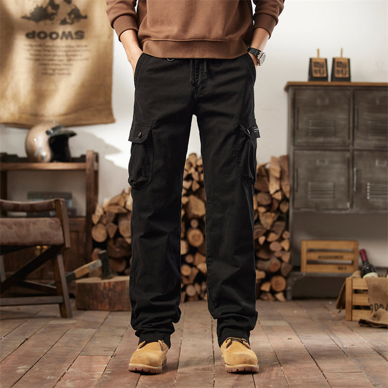 👖SCONTO DEL 60% ORA! 🛠️ Pantaloni tattici cargo da uomo in cotone – Multitasche, struttura rinforzata e vita regolabile 🔧