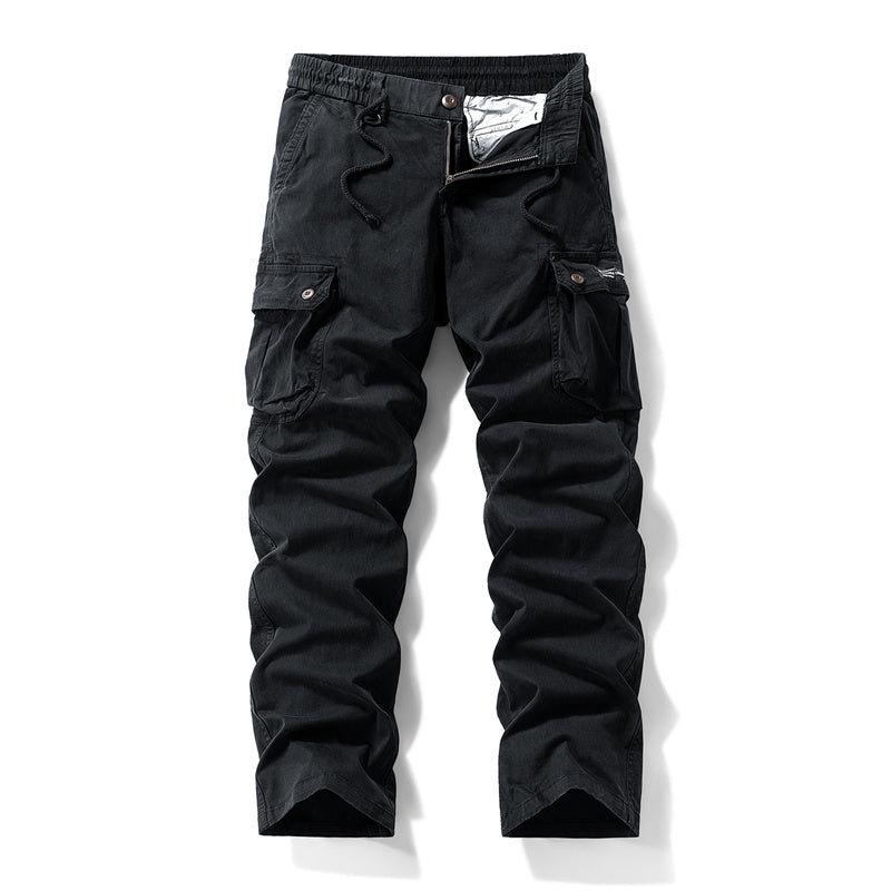👖SCONTO DEL 60% ORA! 🛠️ Pantaloni tattici cargo da uomo in cotone – Multitasche, struttura rinforzata e vita regolabile 🔧