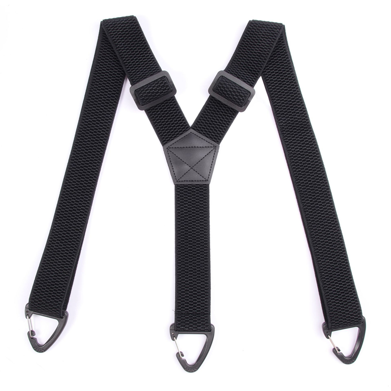 Spallacci antiscivolo 👖 Elastici larghi + ganci robusti, regolatore in metallo, poliestere resistente, adatti sia per l'abbigliamento da lavoro che per l'uso esterno 🔧