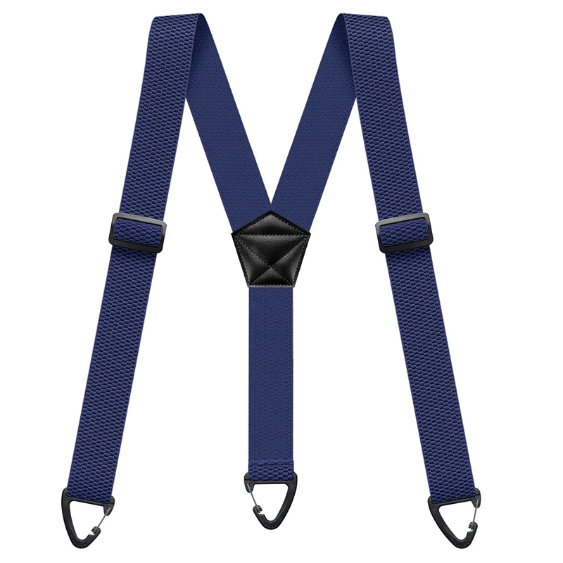 Spallacci antiscivolo 👖 Elastici larghi + ganci robusti, regolatore in metallo, poliestere resistente, adatti sia per l'abbigliamento da lavoro che per l'uso esterno 🔧
