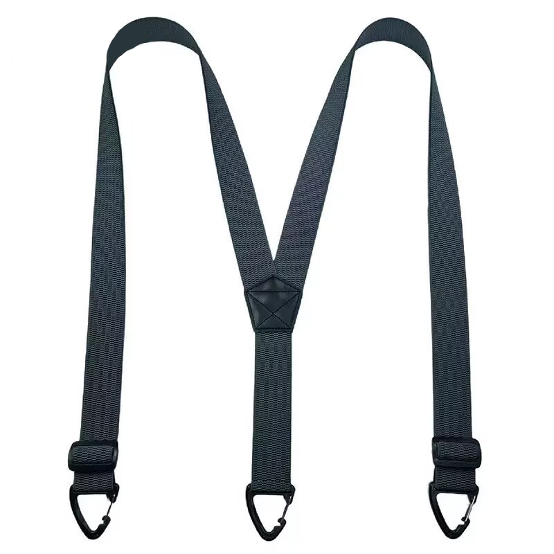 Spallacci antiscivolo 👖 Elastici larghi + ganci robusti, regolatore in metallo, poliestere resistente, adatti sia per l'abbigliamento da lavoro che per l'uso esterno 🔧