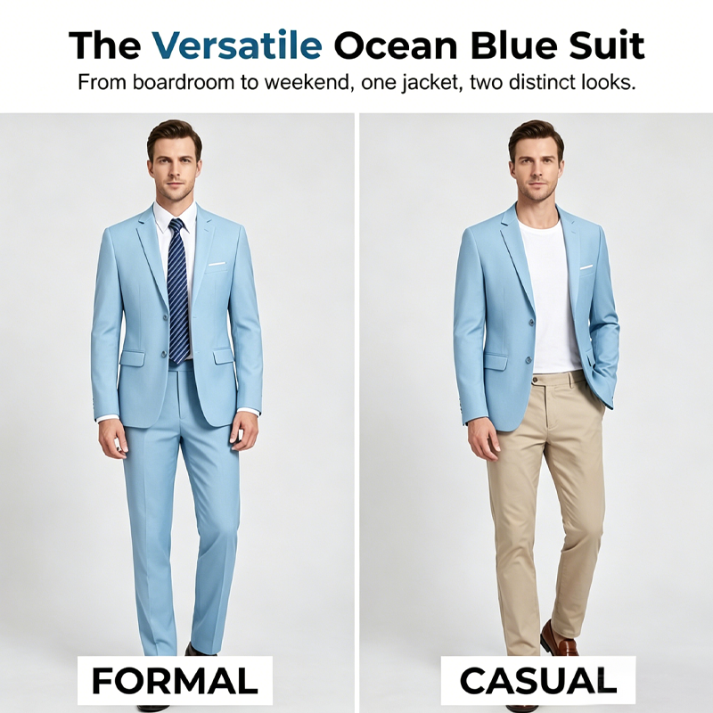 ✨👔SCONTO DEL 60% + SPEDIZIONE GRATUITA 💼Completo da uomo a due pezzi dal taglio moderno – Traspirante, antipiega e dallo stile professionale ✨