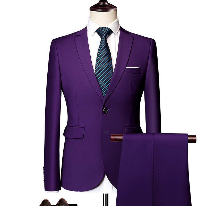 ✨👔SCONTO DEL 60% + SPEDIZIONE GRATUITA 💼Completo da uomo a due pezzi dal taglio moderno – Traspirante, antipiega e dallo stile professionale ✨
