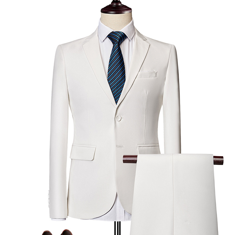 ✨👔SCONTO DEL 60% + SPEDIZIONE GRATUITA 💼Completo da uomo a due pezzi dal taglio moderno – Traspirante, antipiega e dallo stile professionale ✨