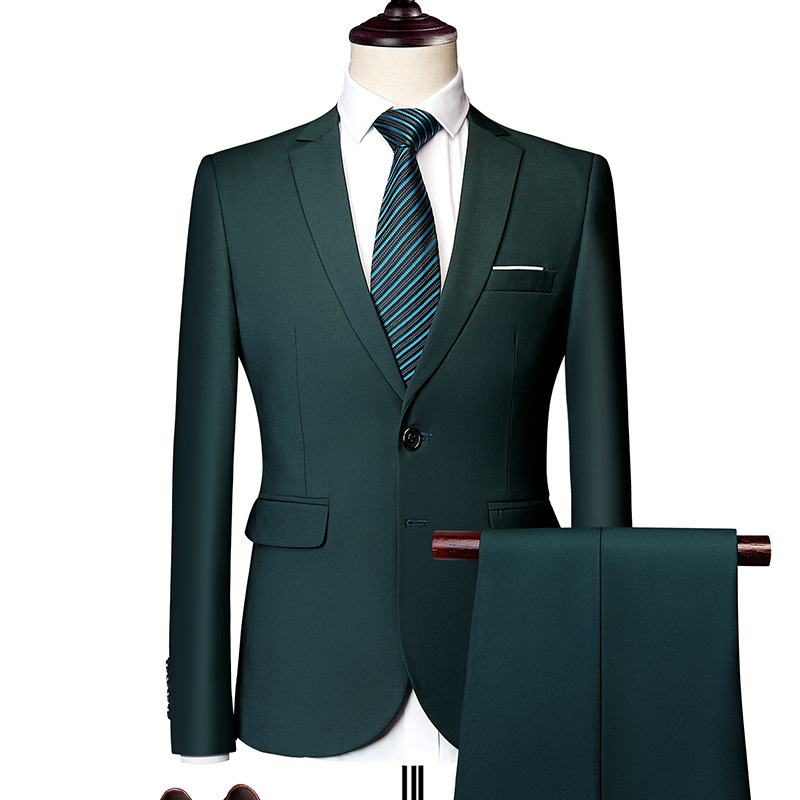 ✨👔SCONTO DEL 60% + SPEDIZIONE GRATUITA 💼Completo da uomo a due pezzi dal taglio moderno – Traspirante, antipiega e dallo stile professionale ✨
