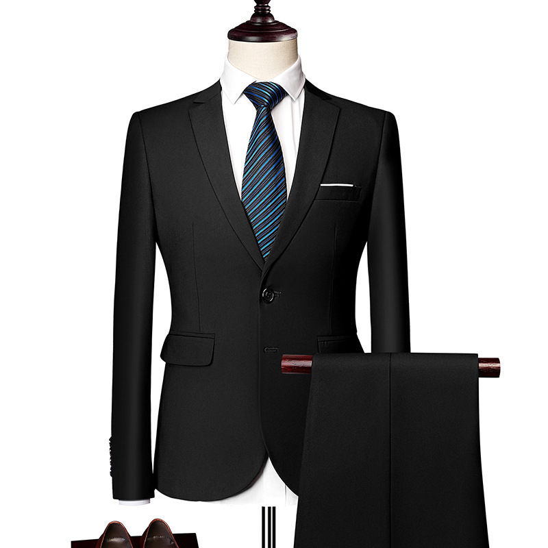 ✨👔SCONTO DEL 60% + SPEDIZIONE GRATUITA 💼Completo da uomo a due pezzi dal taglio moderno – Traspirante, antipiega e dallo stile professionale ✨