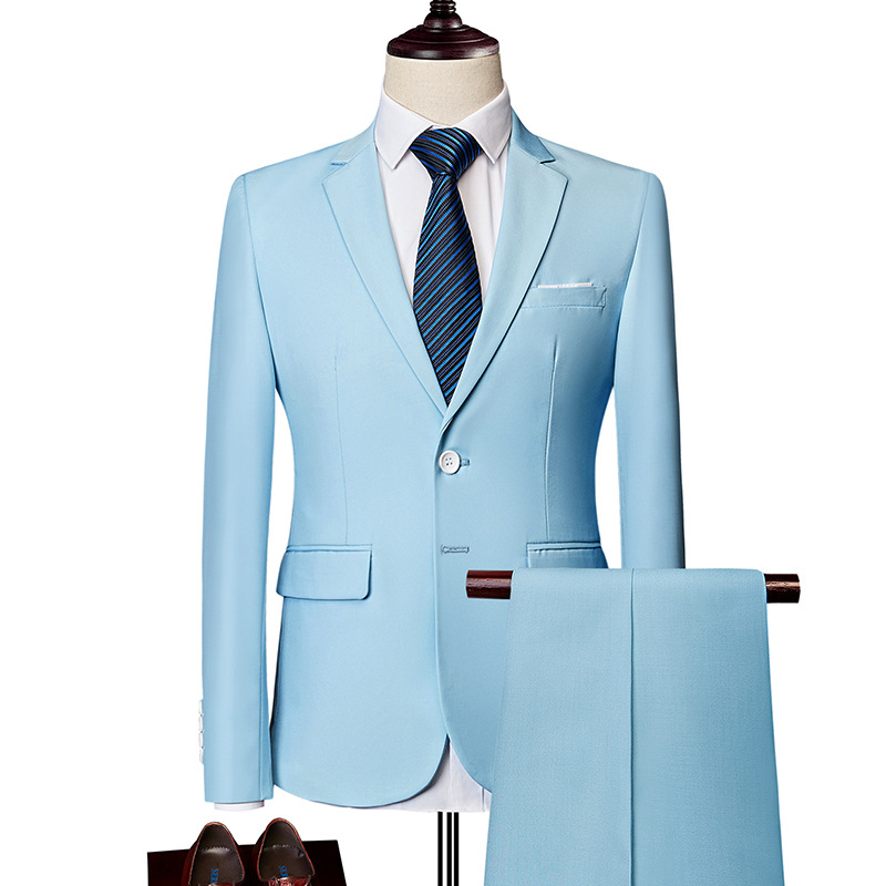 ✨👔SCONTO DEL 60% + SPEDIZIONE GRATUITA 💼Completo da uomo a due pezzi dal taglio moderno – Traspirante, antipiega e dallo stile professionale ✨