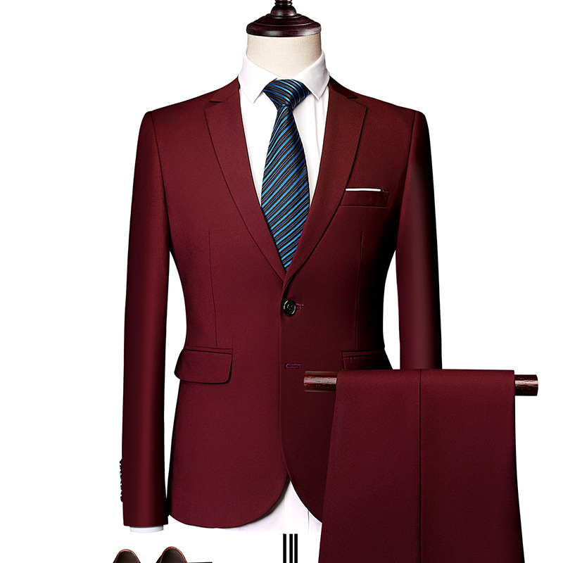 ✨👔SCONTO DEL 60% + SPEDIZIONE GRATUITA 💼Completo da uomo a due pezzi dal taglio moderno – Traspirante, antipiega e dallo stile professionale ✨