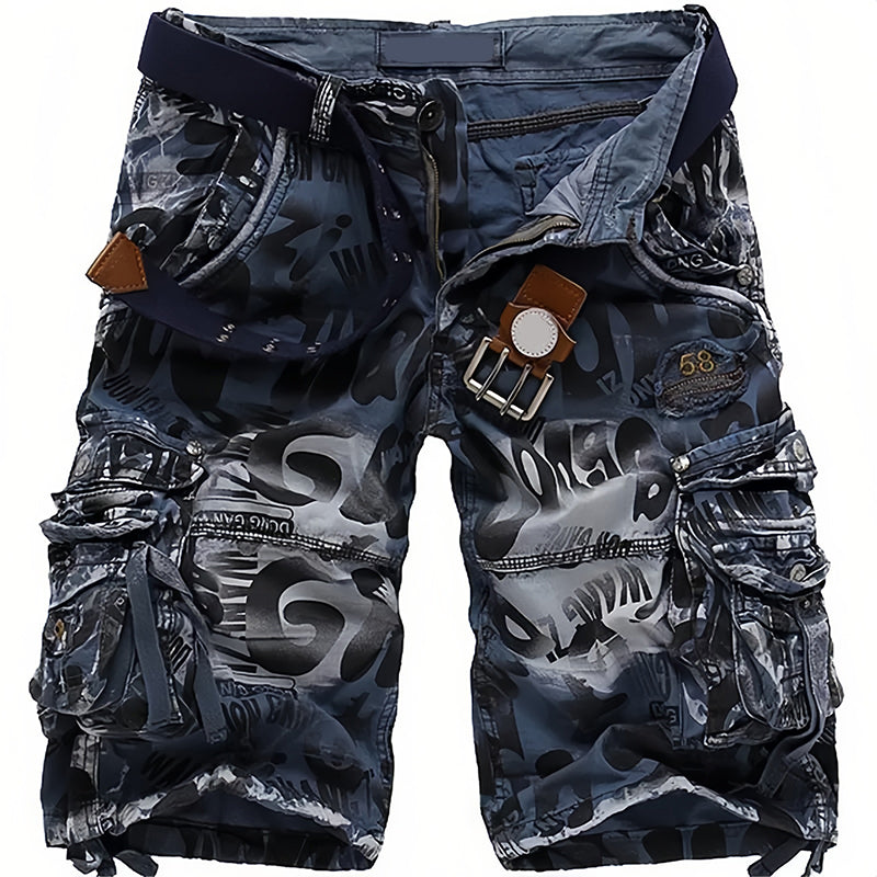 Pantaloncini cargo da uomo 🩸 Classici e resistenti, con molteplici tasche per ogni esigenza, cerniera scorrevole, durevoli e resistenti all'usura, adatti sia per il lavoro che per le attività all'aperto 💪