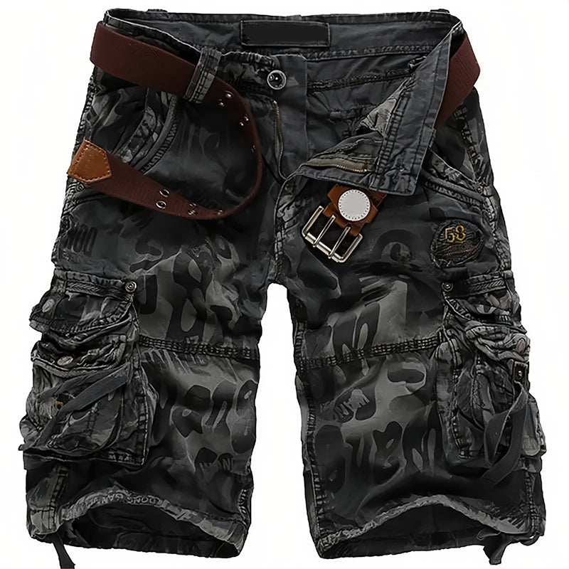 Pantaloncini cargo da uomo 🩸 Classici e resistenti, con molteplici tasche per ogni esigenza, cerniera scorrevole, durevoli e resistenti all'usura, adatti sia per il lavoro che per le attività all'aperto 💪