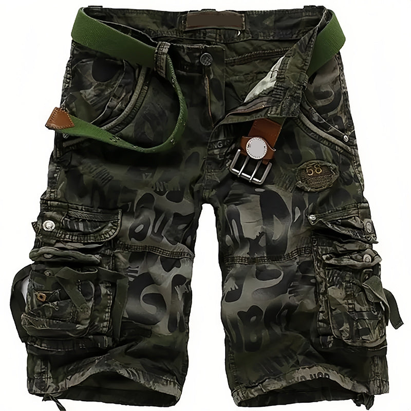 Pantaloncini cargo da uomo 🩸 Classici e resistenti, con molteplici tasche per ogni esigenza, cerniera scorrevole, durevoli e resistenti all'usura, adatti sia per il lavoro che per le attività all'aperto 💪