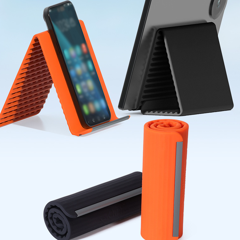 Supporto flessibile 🔄 Anima in alluminio regolabile, antiscivolo, portatile, compatibile con più dispositivi 💻