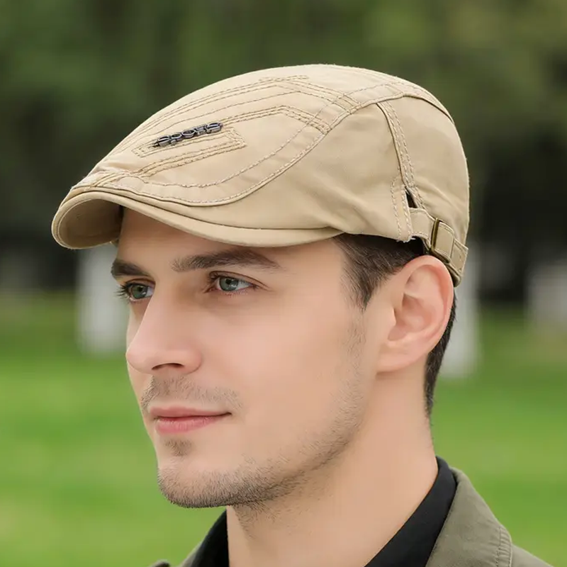 🧢 SALDI SPECIALI 2026 🍂 Classico berretto piatto per tutte le stagioni – Traspirante, confortevole e perfetto per il tempo libero e la vita di tutti i giorni ☀️