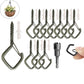 🛠️ SCONTO DEL 60% ORA! 🔒 20 Moschettoni Quadrati – Chiusura di Sicurezza, Versatili e Resistenti per Bonsai, Candele e Decorazioni ✨