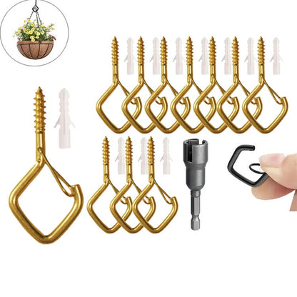 🛠️ SCONTO DEL 60% ORA! 🔒 20 Moschettoni Quadrati – Chiusura di Sicurezza, Versatili e Resistenti per Bonsai, Candele e Decorazioni ✨