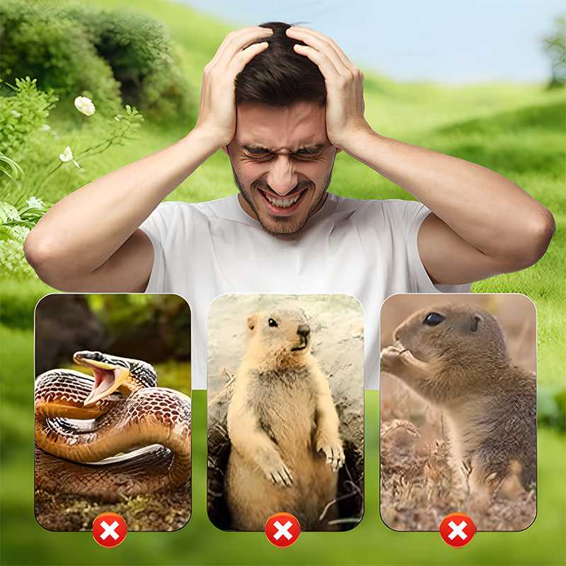 ⏰ SCONTO DEL 50% – SOLO ANCORA 48 ORE! ☀️💧 Repellente per talpe impermeabile – alimentato a energia solare! 🐭🚫