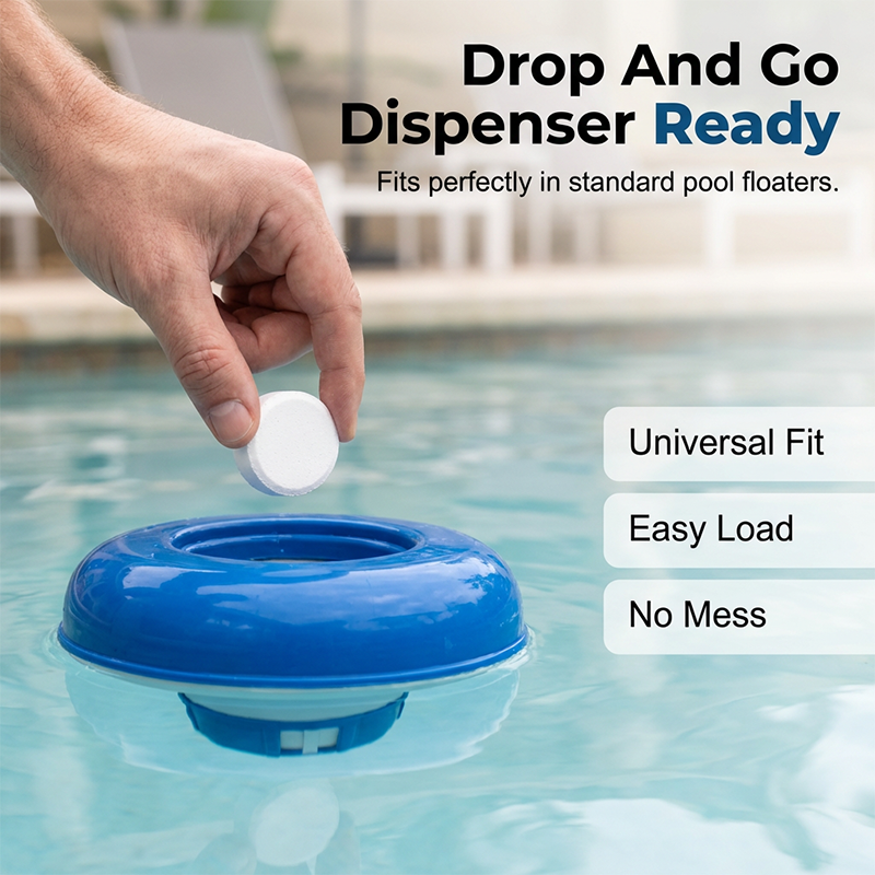 🛡️ SCONTO DEL 50%! Pastiglie di cloro per piscina – Da verde a limpida in una notte. A dissoluzione lenta, richiedono poca manutenzione. Delicate su pelle e occhi. Le migliori alleate della tua piscina. 🏖️✅