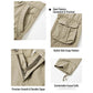 🧥 Pantaloni cargo tattici da uomo | Tasche multiple 📦 Tessuto resistente in misto cotone 💪 Ginocchia ampie e strutturate 🦵 Vita e orli delle gambe regolabili 🎛️
