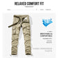 🧥 Pantaloni cargo tattici da uomo | Tasche multiple 📦 Tessuto resistente in misto cotone 💪 Ginocchia ampie e strutturate 🦵 Vita e orli delle gambe regolabili 🎛️