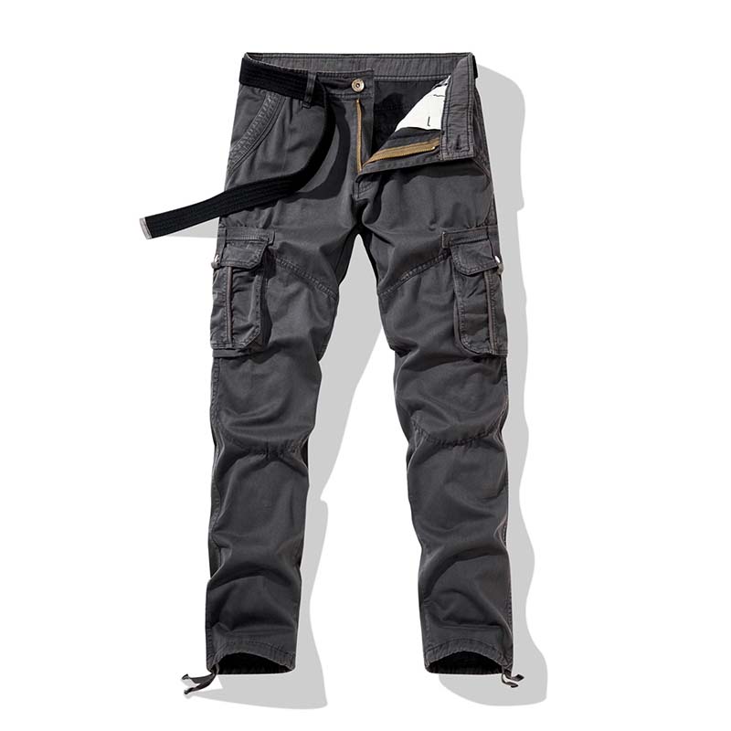 🧥 Pantaloni cargo tattici da uomo | Tasche multiple 📦 Tessuto resistente in misto cotone 💪 Ginocchia ampie e strutturate 🦵 Vita e orli delle gambe regolabili 🎛️