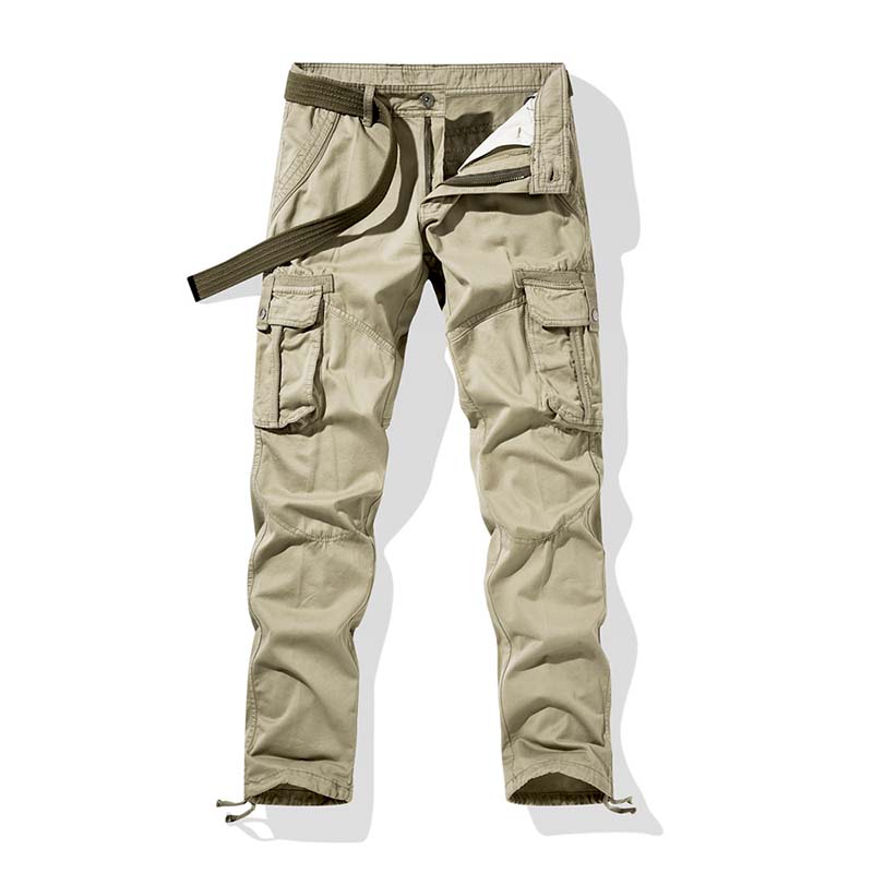 🧥 Pantaloni cargo tattici da uomo | Tasche multiple 📦 Tessuto resistente in misto cotone 💪 Ginocchia ampie e strutturate 🦵 Vita e orli delle gambe regolabili 🎛️