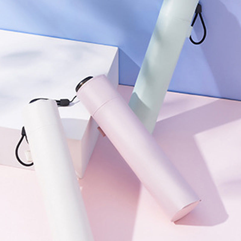 ☂️ Ombrello parasole ultraleggero in fibra di carbonio | 🚶 Per gli spostamenti quotidiani, i viaggi e le attività all’aperto – 103 g, chiuso 20 cm | UPF 50+, blocca il 99,9% dei raggi UV | Isolamento termico e raffreddamento