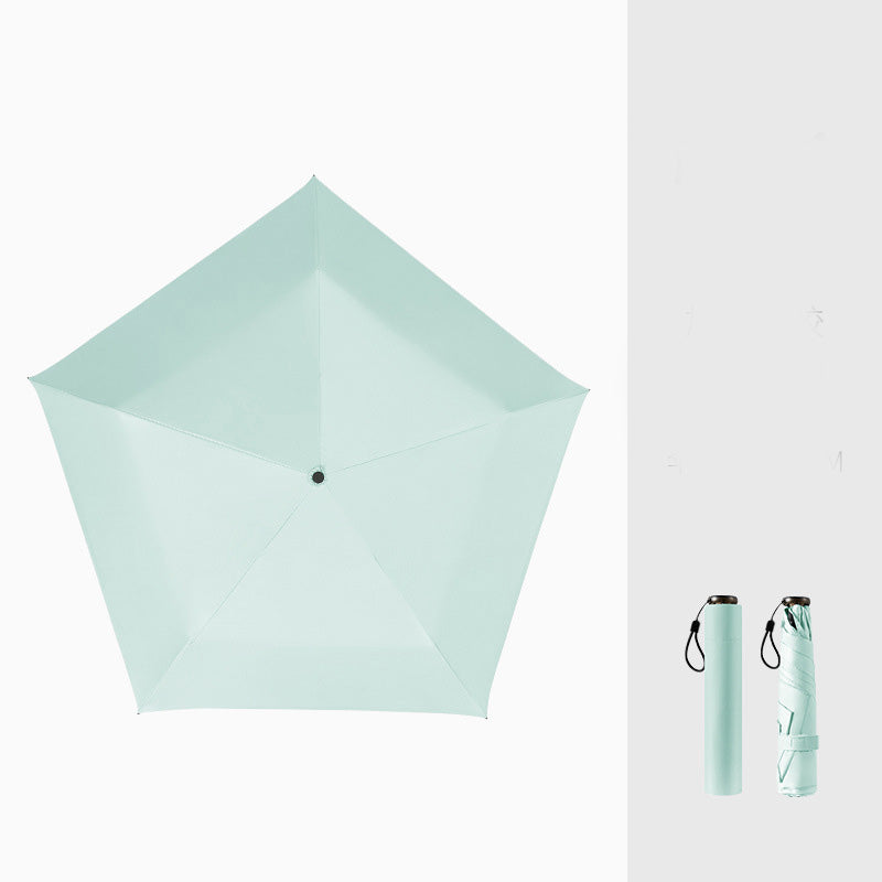 ☂️ Ombrello parasole ultraleggero in fibra di carbonio | 🚶 Per gli spostamenti quotidiani, i viaggi e le attività all’aperto – 103 g, chiuso 20 cm | UPF 50+, blocca il 99,9% dei raggi UV | Isolamento termico e raffreddamento
